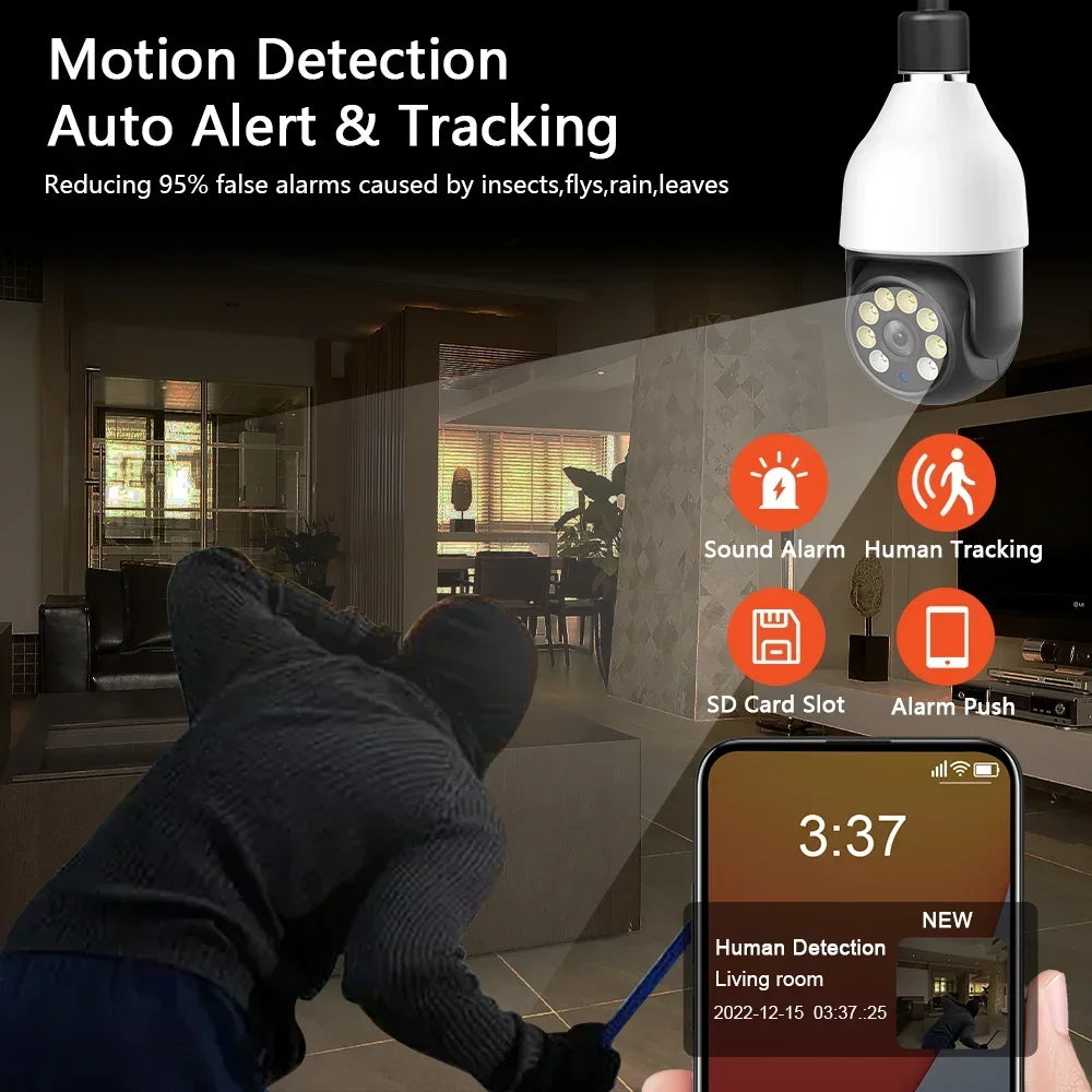 5MP HD Tuya WiFi IP Camera Outdoor Waterproof AI Human Detection ONVIF Smart Wireless CCTV Security Surveillance Outdoor Cam