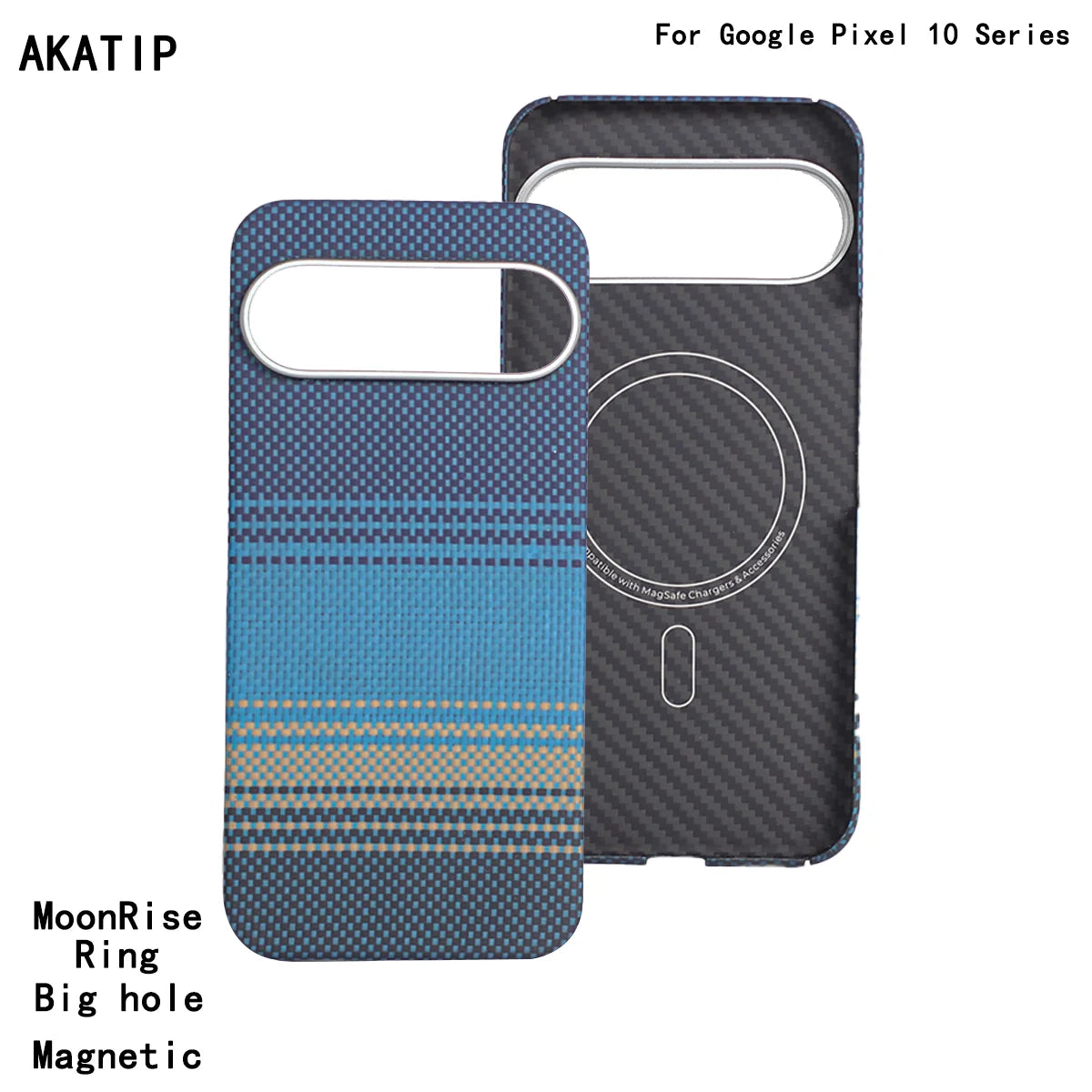 Google Pixel 10 Pro XL Carbon Fiber Case | Ultra-Thin Protection MoonRise Tidesmit