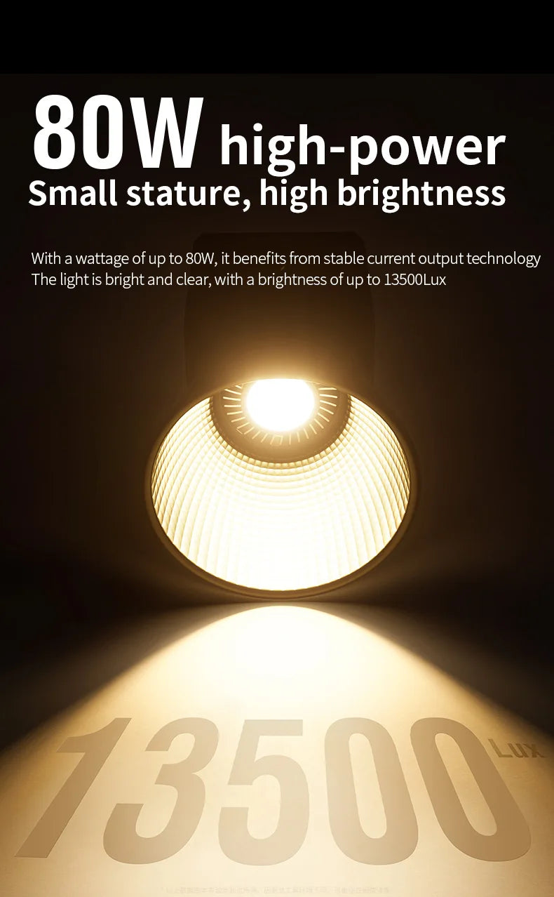 LED Video Light 60-80W Bi-Color Studio Lighting for Content Creators Tidesmit