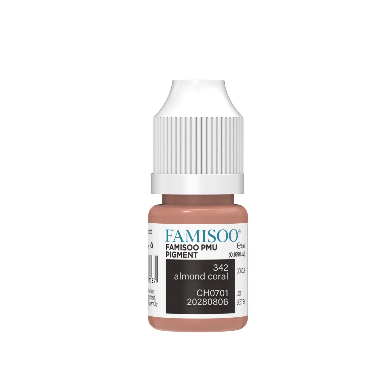 Lip Tattoo Ink – Long Lasting Microblading Pigment 5ml | Tidesmit Permanent Makeup Machines 342 Almond coral Tidesmit