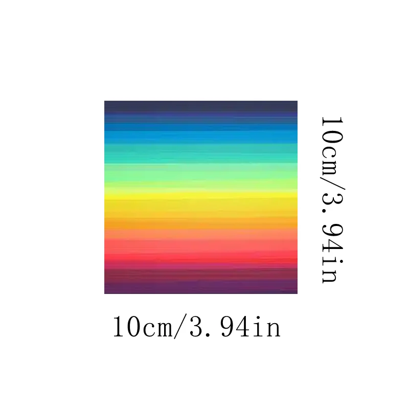 Transparent stained glass texture swatch, 10cm (3.94in) size shown