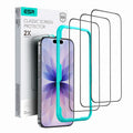 iPhone 16 Pro Max Privacy Tempered Glass Screen Protector (3 Pack) Clear 3 Pieces Tidesmit