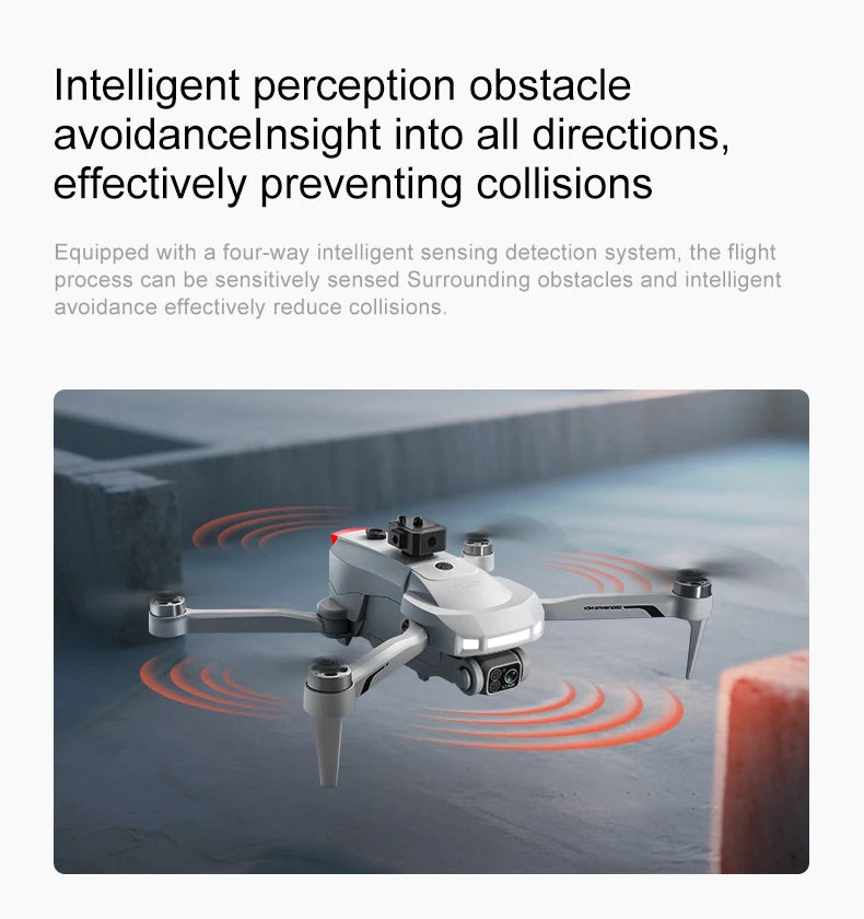 Tidesmit 4K GPS Foldable Camera Drone with Obstacle Avoidance Tidesmit