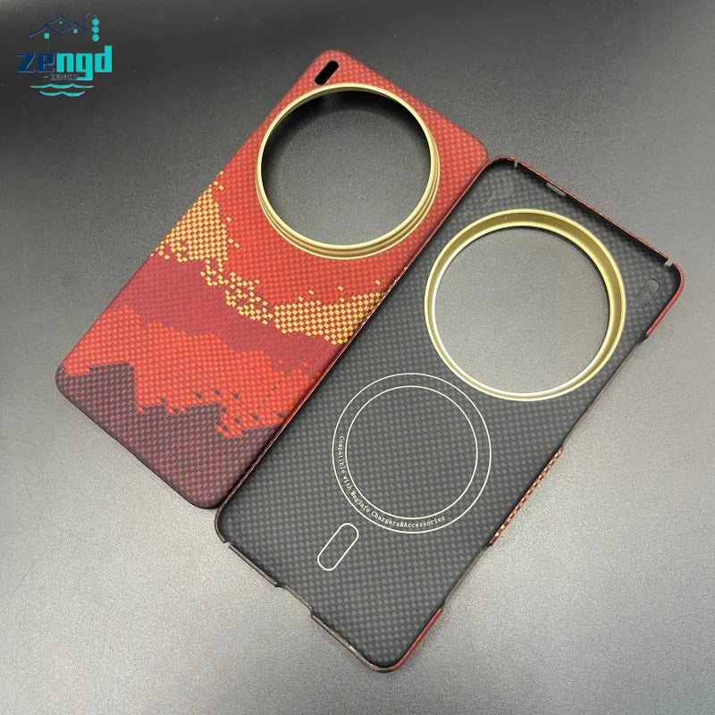 Vivo X200 Ultra Magnetic Aramid Fiber Case | Slim Shockproof Cover Tidesmit