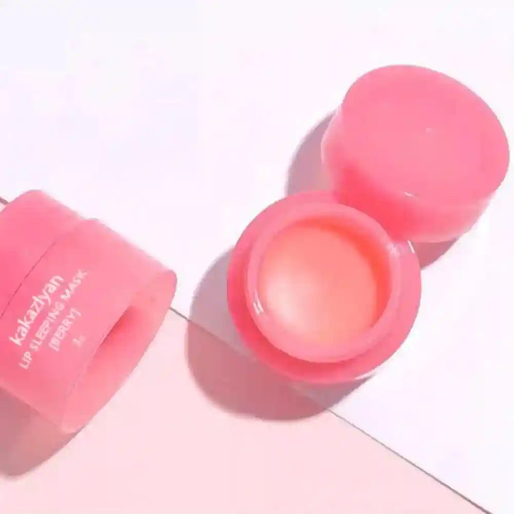 Strawberry Lip Balm Set: Hydrating Lip Treatment & Jelly Mask (2PCS) Lip Care Tidesmit