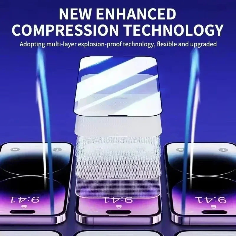 iPhone Tempered Glass Screen Protector - 9H Hardness Case-Friendly Guard Tidesmit