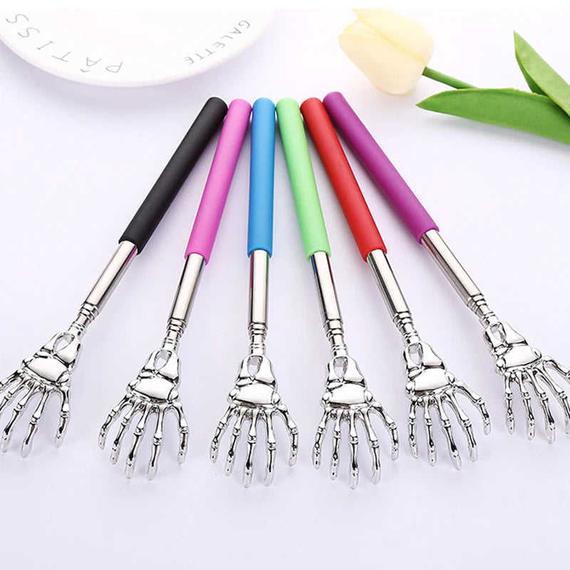 Telescopic Back Scratcher Stainless Steel Retractable Massager Back Massage Instrument Tidesmit