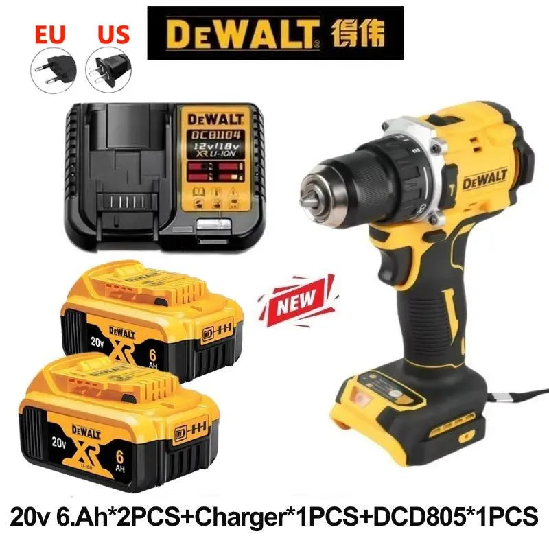 100% Original 20V 6.0Ah MAX Battery Power Tool Replacement For DeWalt DCB184 DCB181 DCB182 DCB200 20V 5A 6A 18Volt 20v Battery