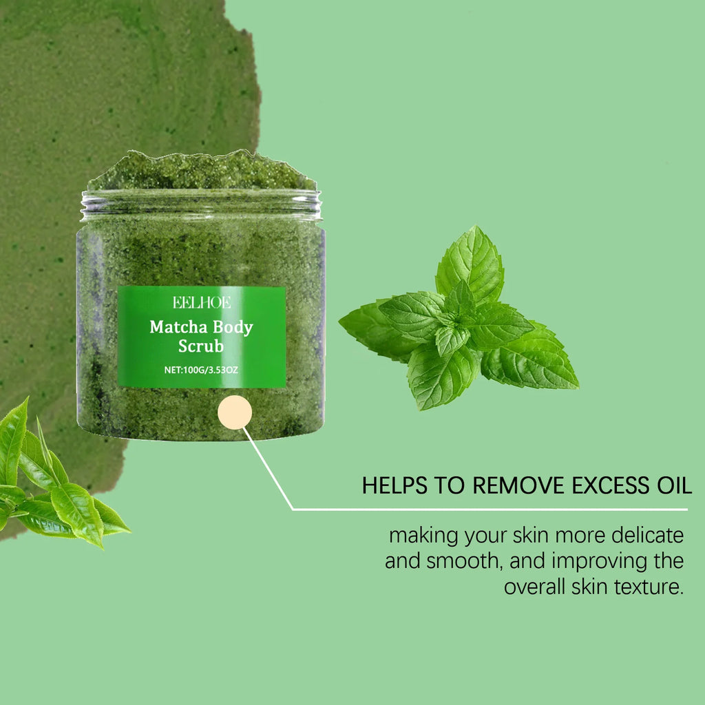 Matcha Sea Salt Body Scrub | Natural Exfoliation for Smooth Skin | 200g Scrubs Treatments Tidesmit