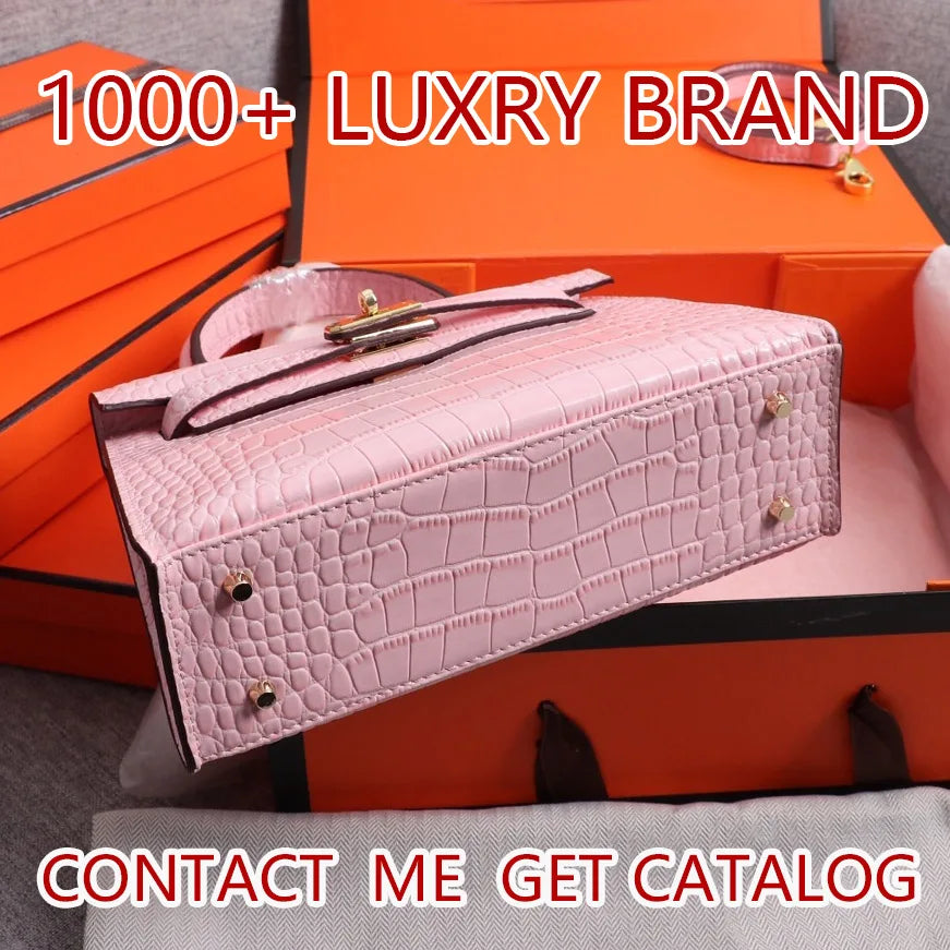 luxury Designer Handbag for women purses leather handbag lady Handmade Casual silver bucket shoulder Bag