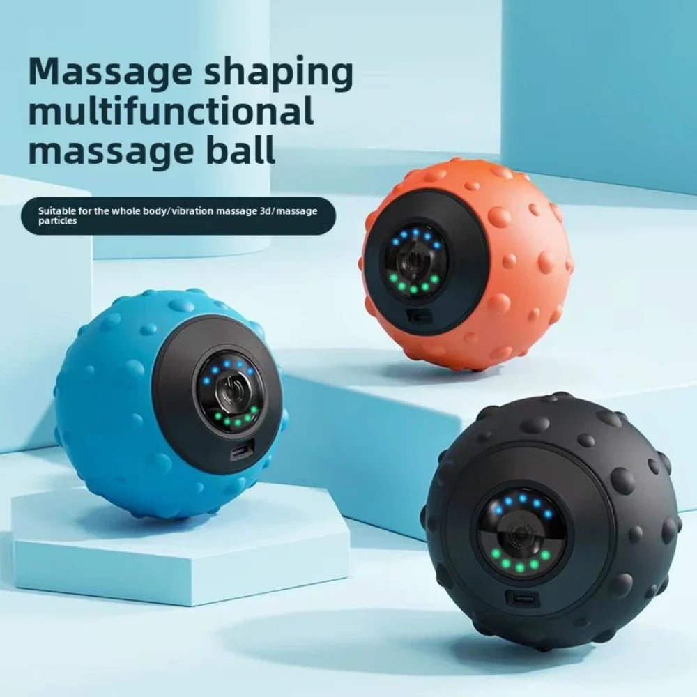 Vibrating Massage Ball for Muscle Recovery - Portable Therapy Tool Relaxation Treatment Tidesmit