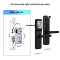 Smart Lock Electronic Digital Lock Featuring Biometric Fingerprint Recognition Camera Smart Card&Password Key Unlock
