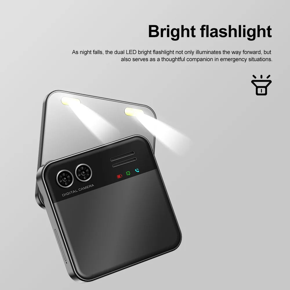 Low Price Sale SERVO AUAR11 2G GSM Rotate Screen Dual SIM Speed Dial Magic Voice Flashlight 2.4" Side Slider Square Cellphones