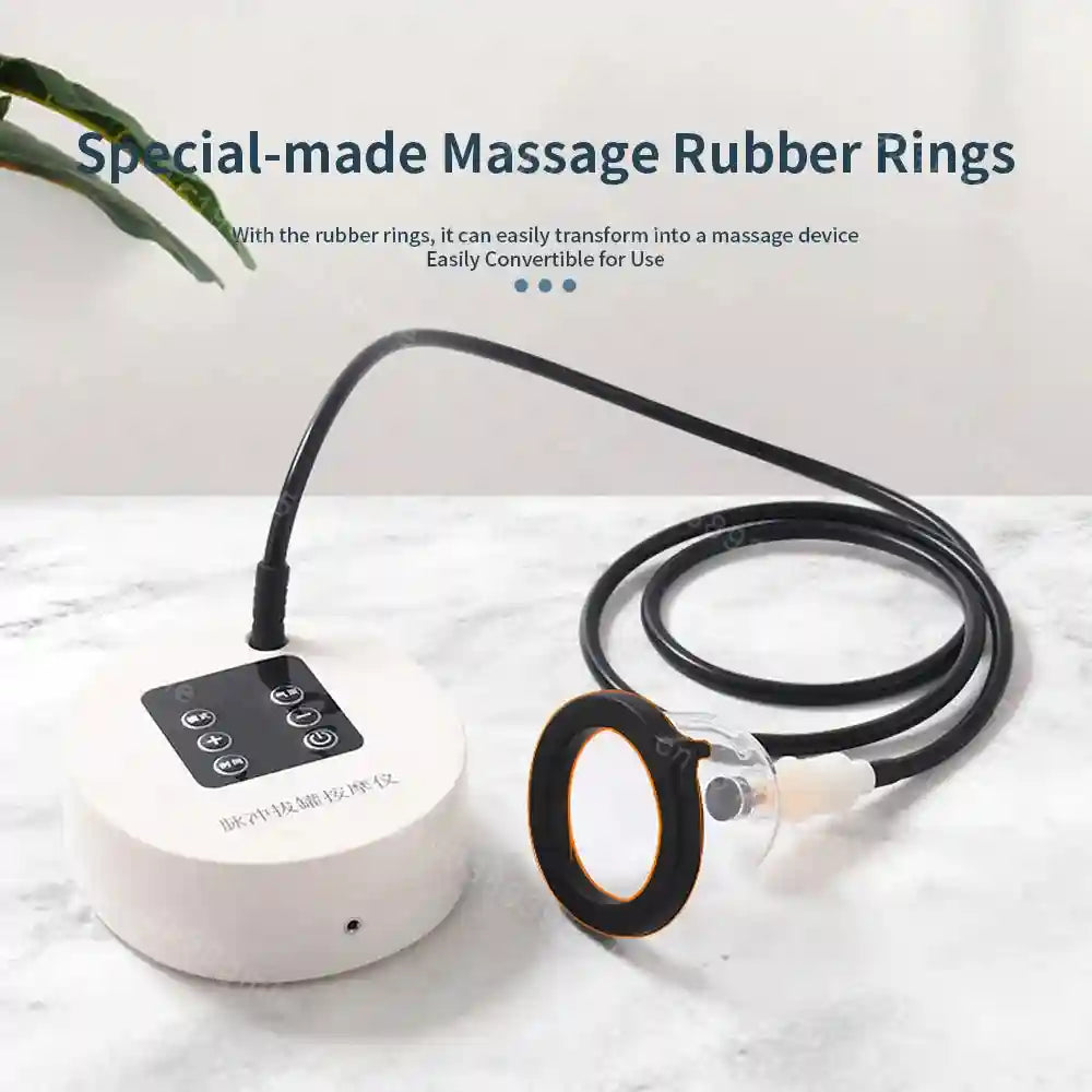 Vacuum Cupping Therapy Set - 12-Piece Professional Recovery Tool Relaxation Treatment Tidesmit
