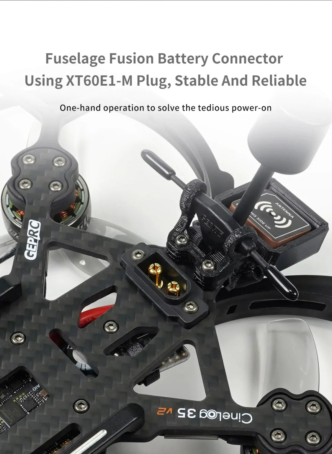 GEPRC CineLog35 V2 FPV Drone 6S Analog - Precise Cinematography Tidesmit