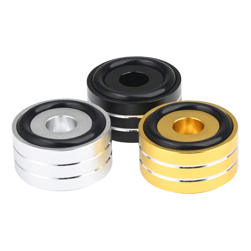 Super Premium 4PCS Hifi Speaker Spikes Stand Feet Pad Aluminum Alloy for Speaker DAC Shock Absorbing Foot Pad