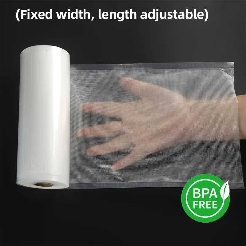 Vacuum Sealer Rolls Textured Surface for Optimal Sealing, Ideal for Food Preservation Safe for Direct Food Contact