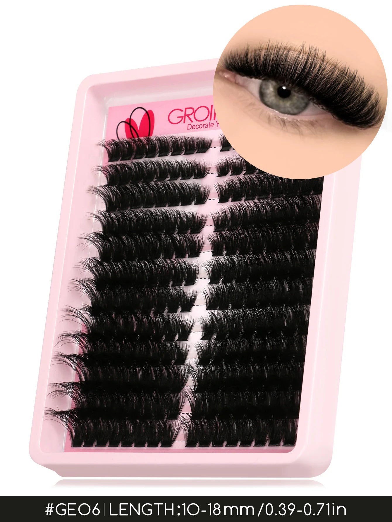 Wispy False Eyelash Clusters - DIY Salon-Quality Cat Eye Set False Eyelashes Lashes Clusters 06 Tidesmit