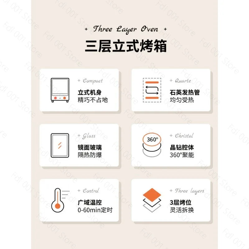 15L/L, air fryer household electric oven microwave oven all-in-one machine roasted sweet potato chicken wings official