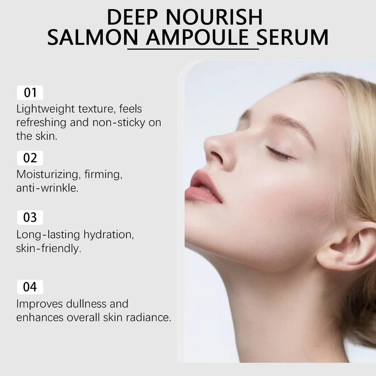 Tidesmit Elasticity Boost Korean serum texture close-up showing lightweight anti-aging rejuvenating face serum formula