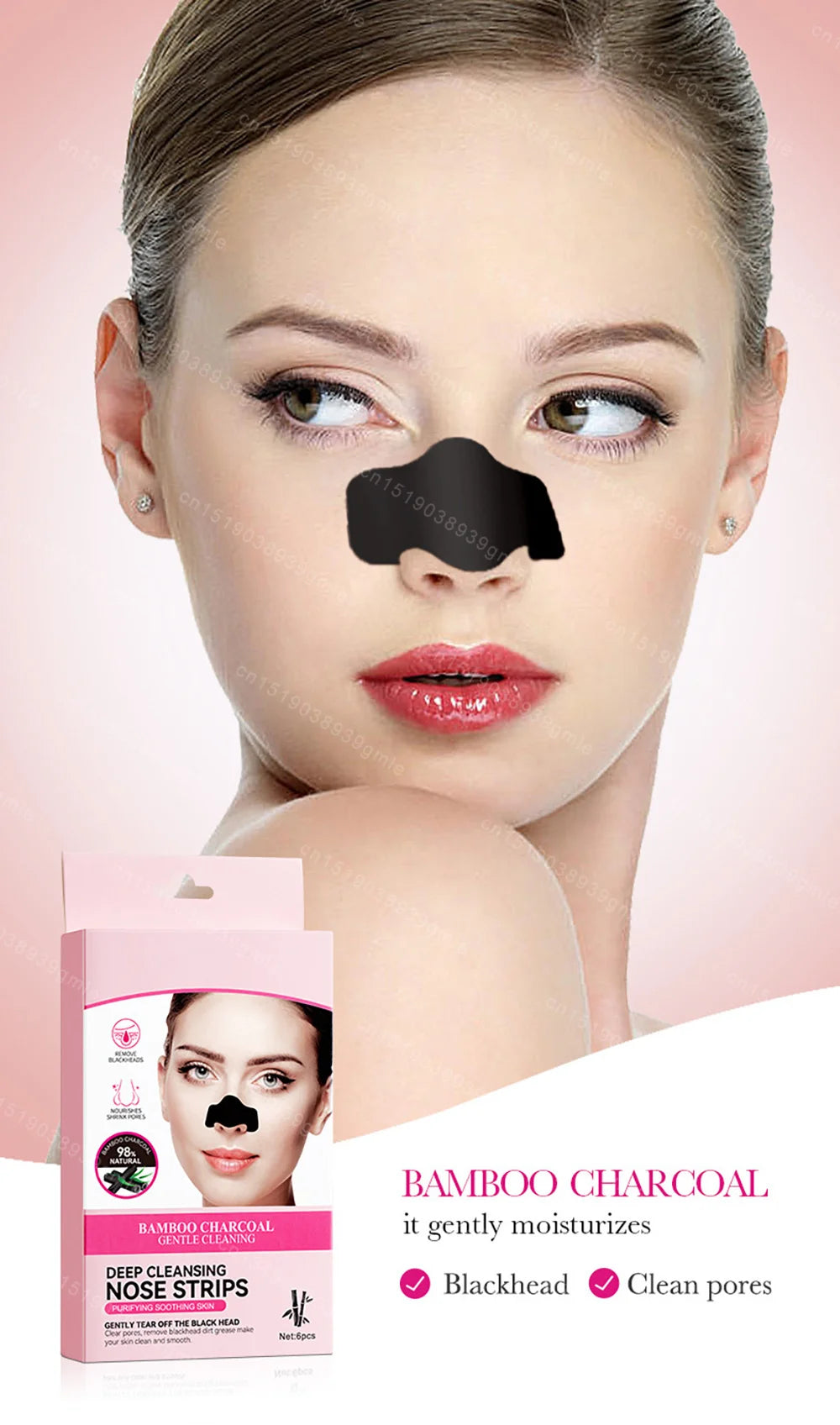 Remove Blackheads Deep Cleansing Nose Strips Gentle Facial Care Tool Unisex Remove Stickers Black Head Skin Care Mask Patch