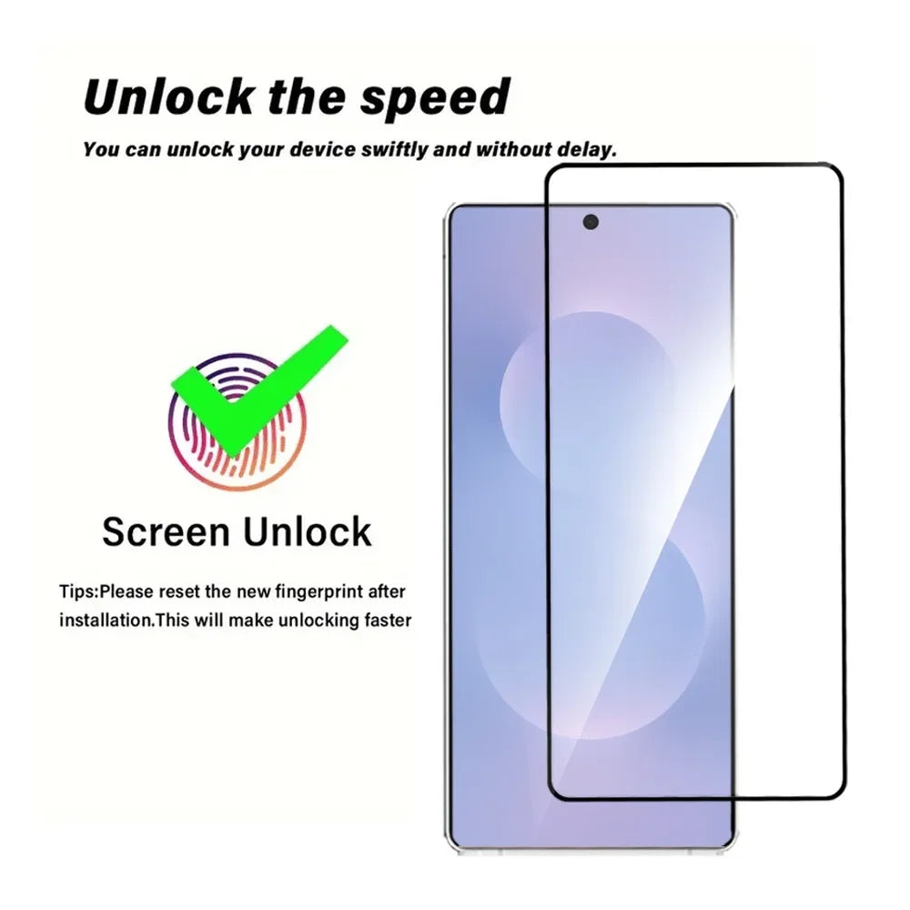 5Pcs Full Cover Tempered Glass for Samsung Galaxy S25 S24 S23 Ultra S22 S21 S20 Plus S23 S24 FE High Definition Screen Protector AE Tidesmit