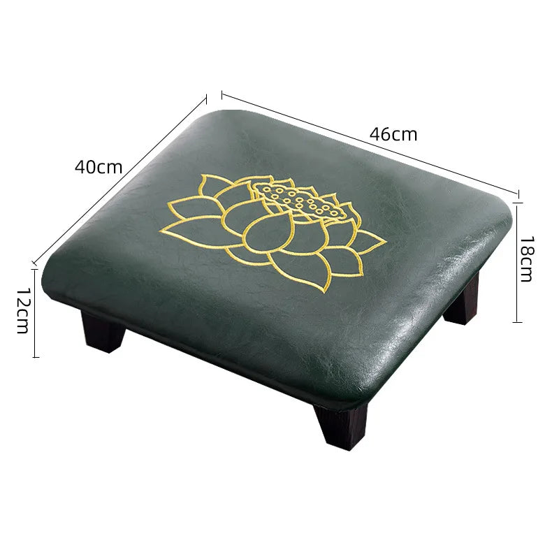 Solid Wood Stool Cushion Household Meditation Temple Kowtow Bay Window Futon Pad Lotus Seat Cushion
