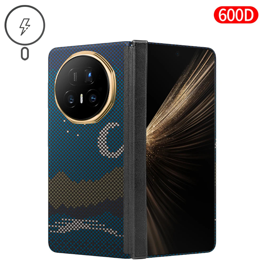 Honor Magic V5 Aramid Fiber Case - Slim Military-Grade Protective Cover Moon ZZ China Mainland Honor magic v5 Tidesmit