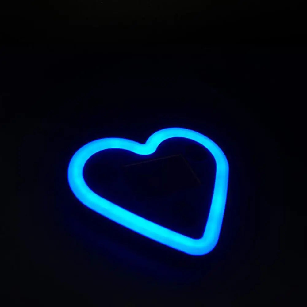Solar Heart LED Interior Light - Wireless Ambient Atmosphere Lamp Tidesmit