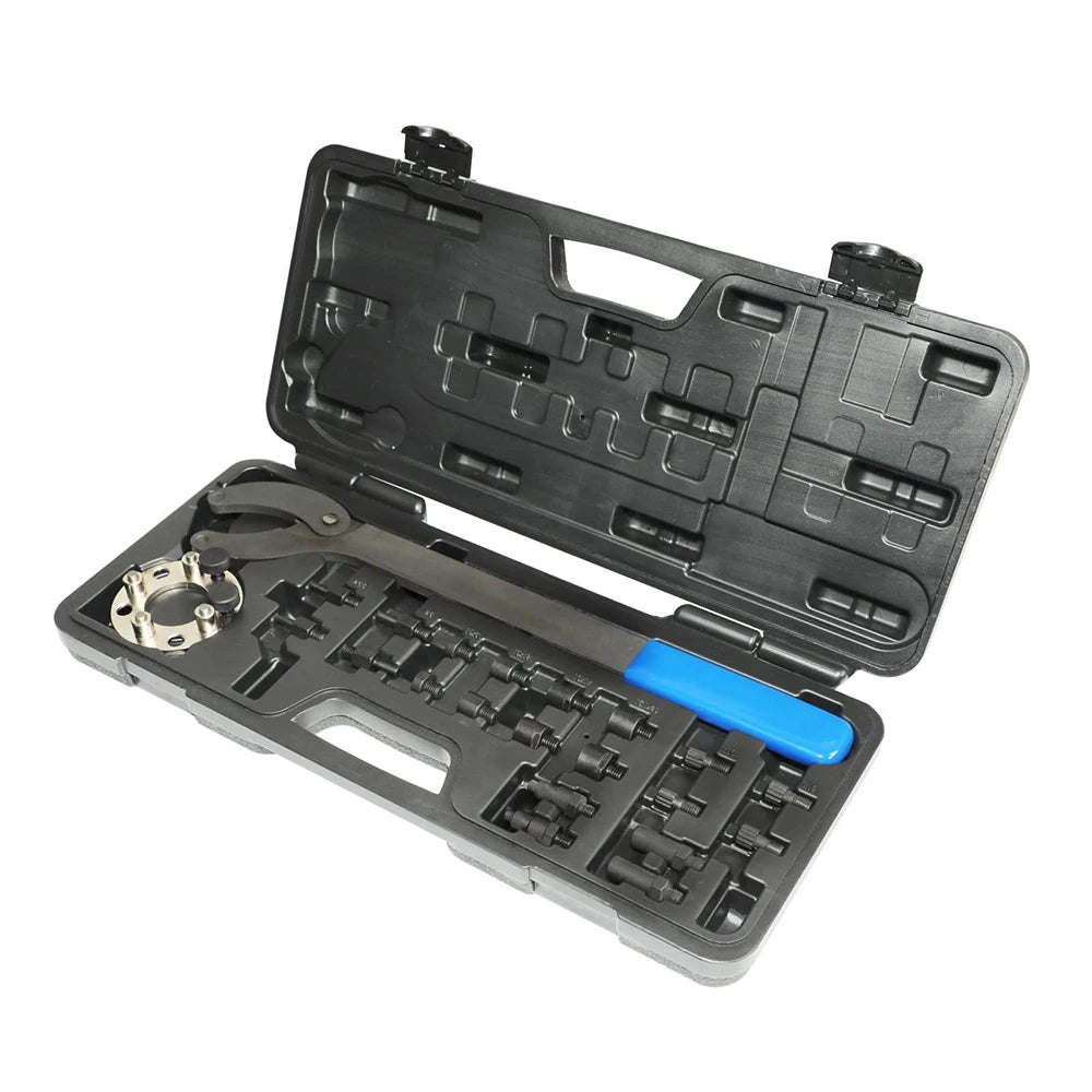 Podofo Camshaft Pulley Wrench Holder Tool Set For VW Audi T10172 T10554 Gear Belt Pulley Retaining Wrench Adjustable Tool