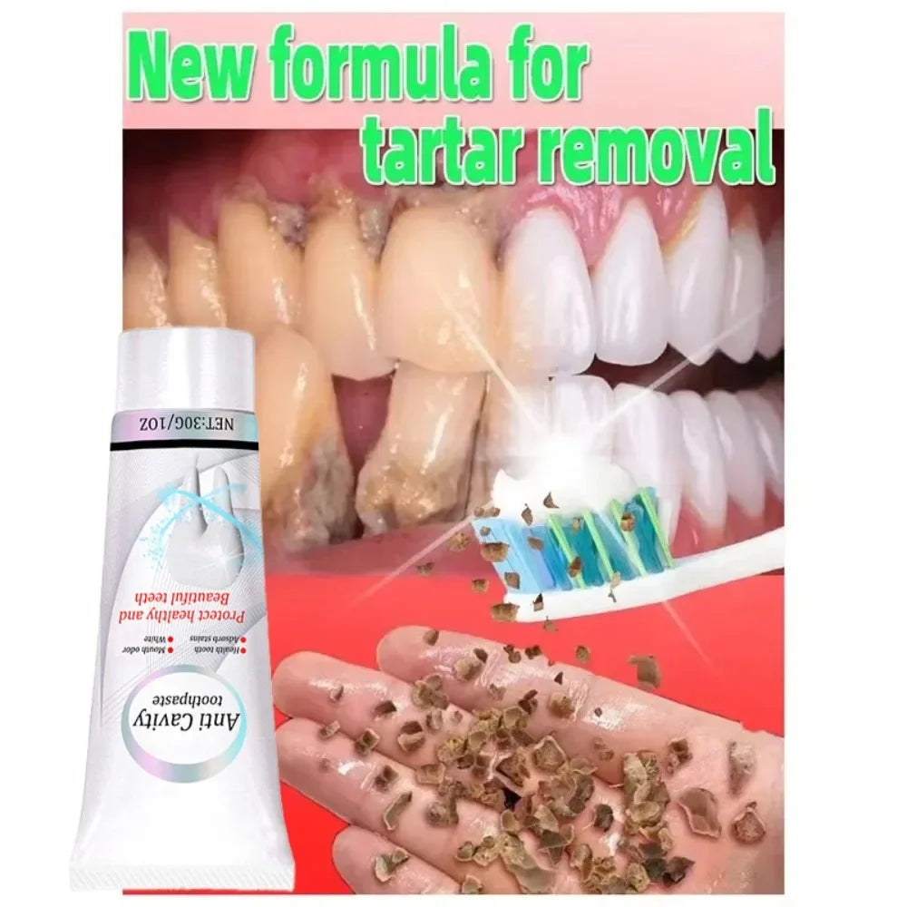 Tidesmit whitening toothpaste for cavity repair, plaque removal, and fresh breath.