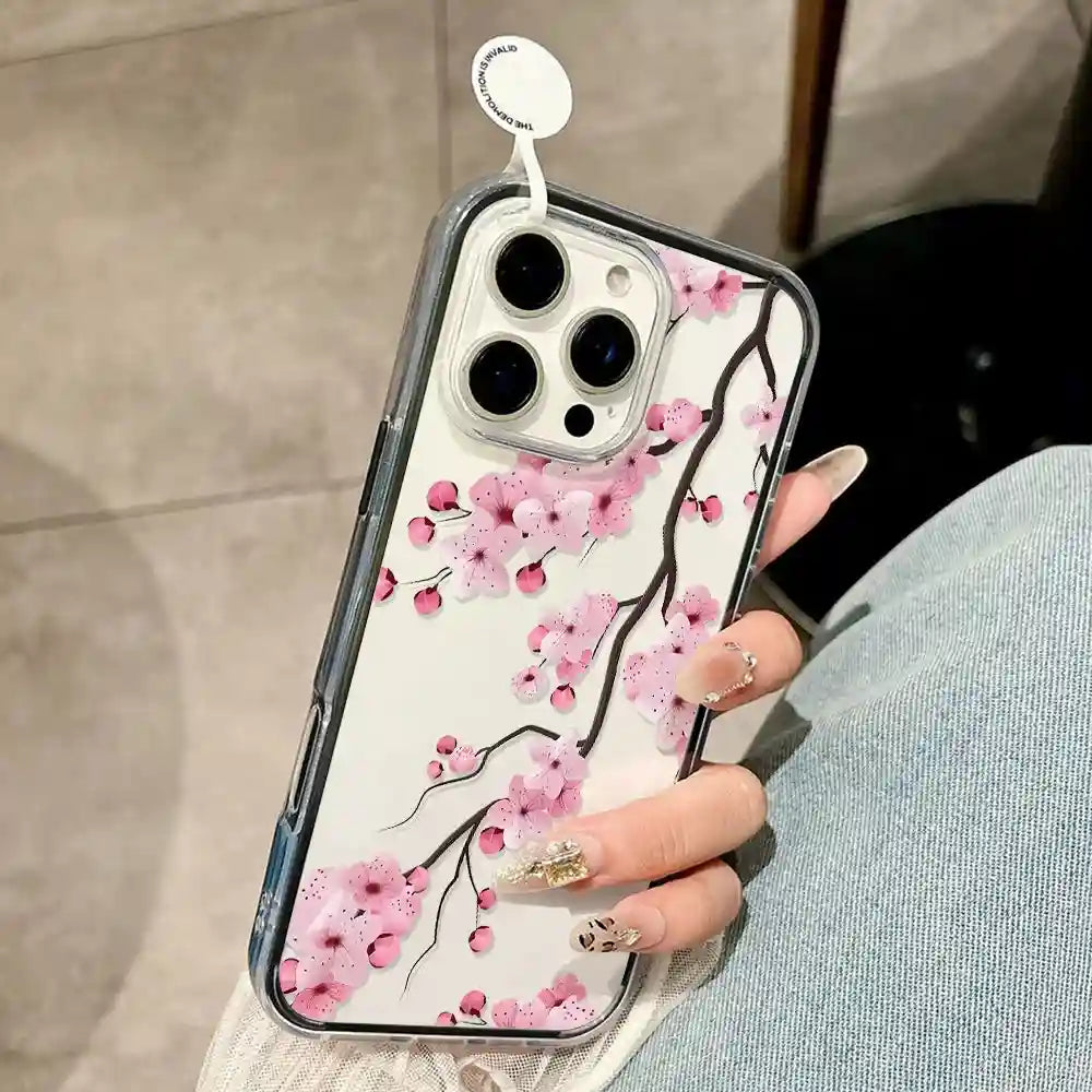 Floral iPhone 15 Pro Case - Slim Shock-Absorbing Cover with Drop Protection Tidesmit