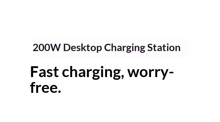 UGREEN 200W GaN Charger 8 in 1 Desktop Laptop Fast Charging Stand For Phone Tablets Smart Watch Desktop Charging Station iPad