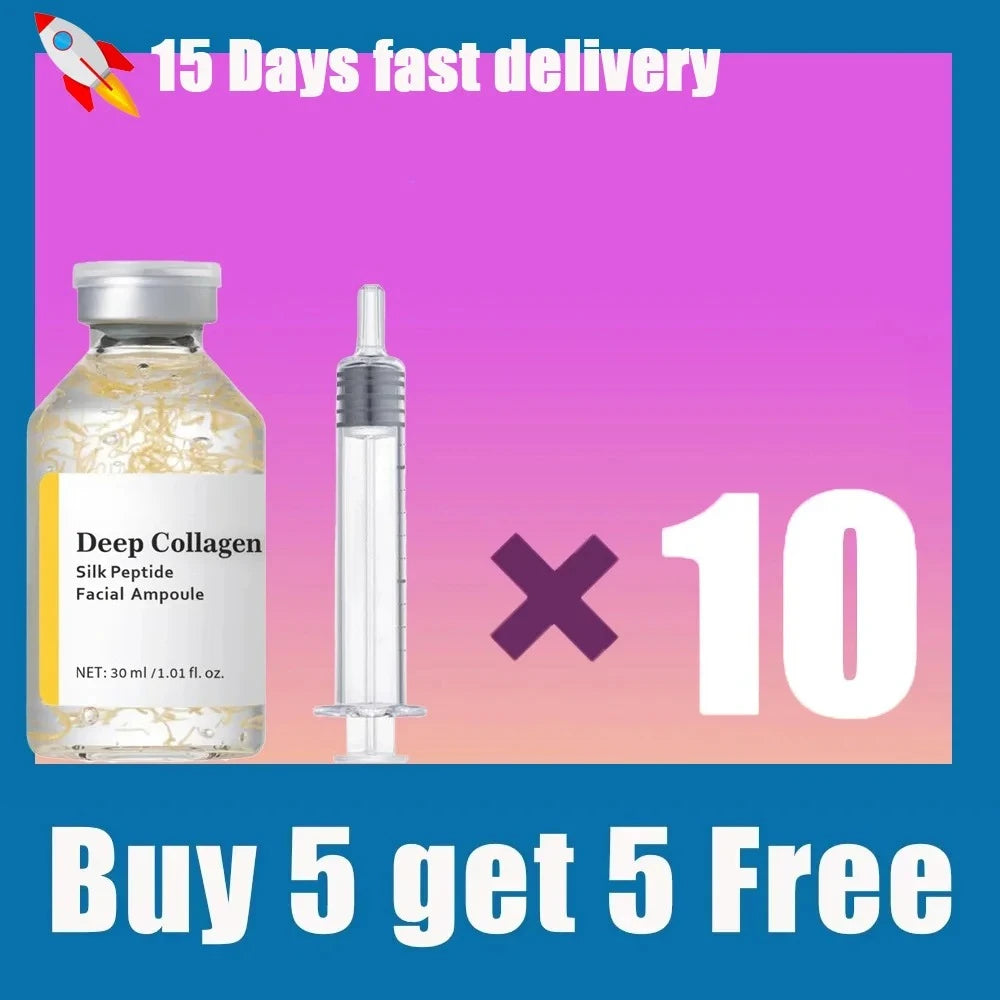 Silk Peptide Anti-Aging Serum: Professional Firming Skin Treatment Scrubs Treatments BUY 5 GET 5 FREE Tidesmit
