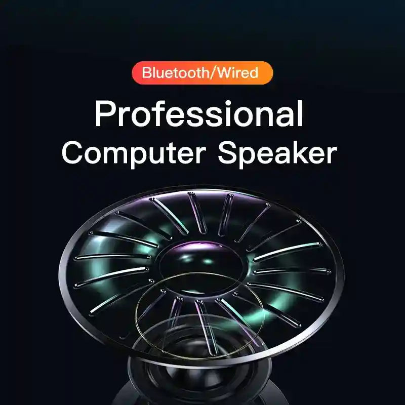 Computer Speaker Bar | 4D Stereo Wireless Audio for Desktop | Tidesmit Tidesmit