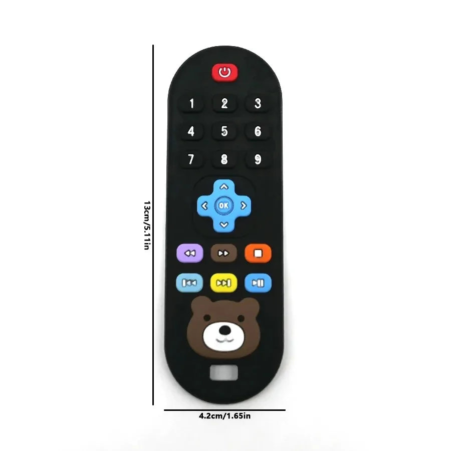 1/3pcs Teether Toys Remote Control Baby Teeth Use for Boys and Girls Holiday Gift Remote Control Shape Silicone Teething Toy