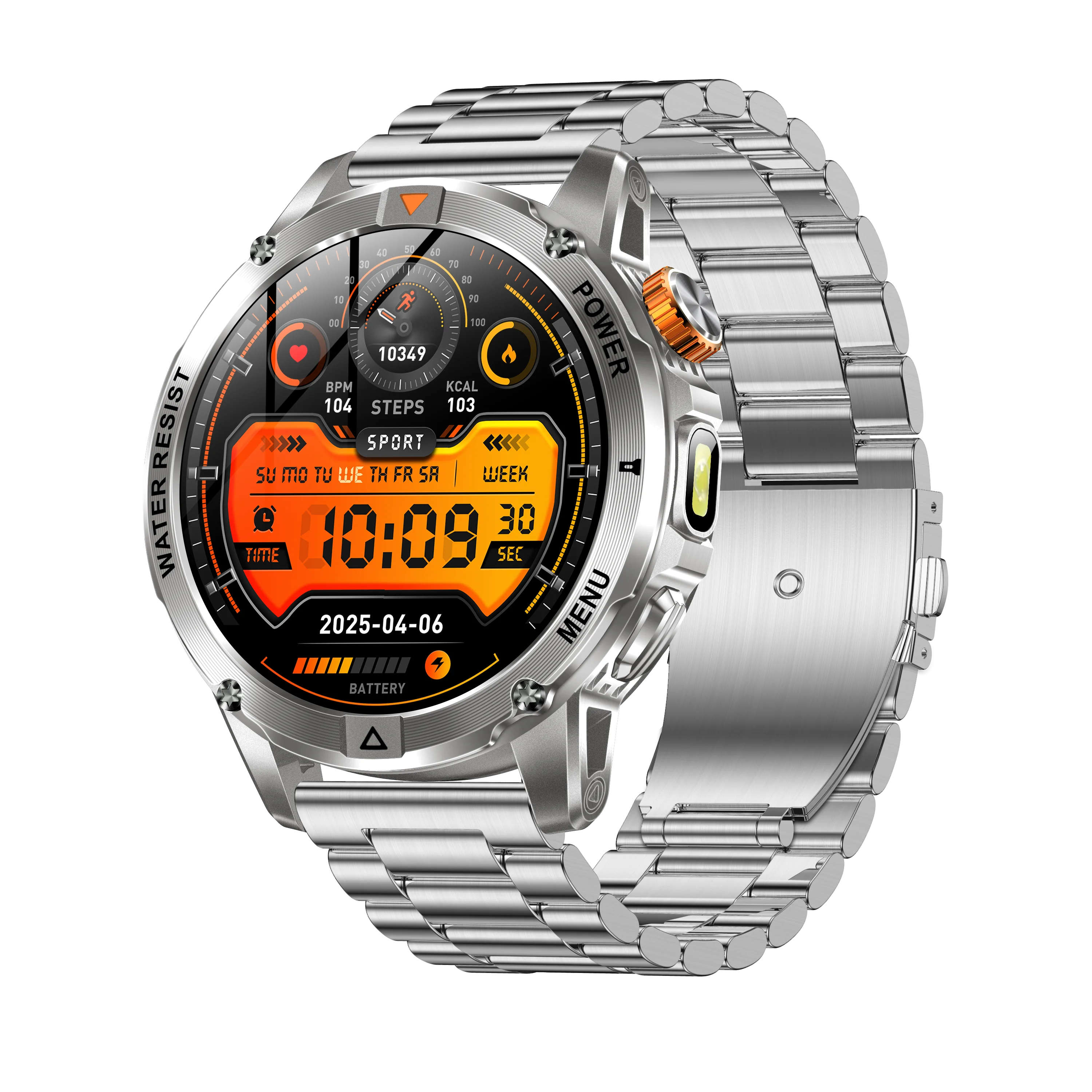 YLL-AK93 Outdoor Sport for Smart Watch Fitness Tracker Sleep Tracker IP67 Waterproof Heart Rate Monitor AMOLED Screen