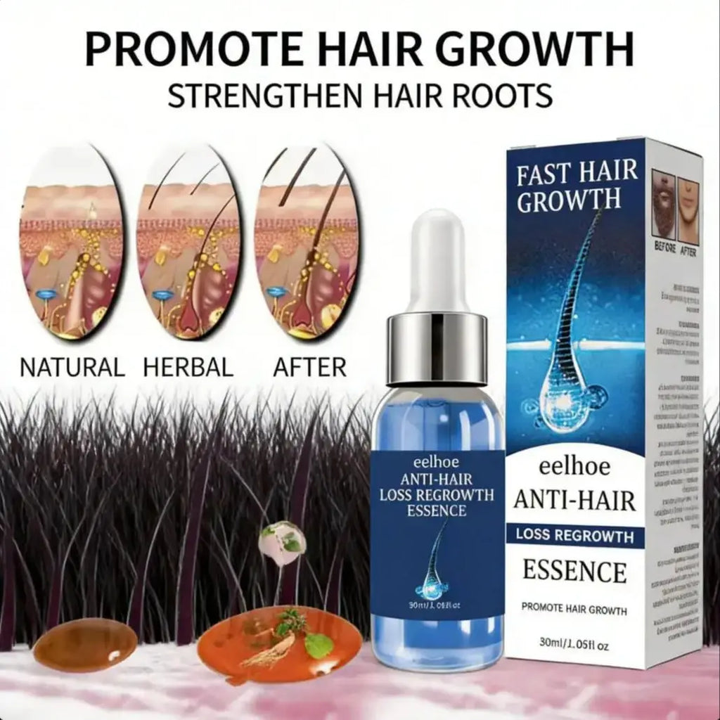 Tidesmit Biotin hair growth serum for fast hair regrowth, anti-hair loss scalp treatment for thicker, stronger hair.