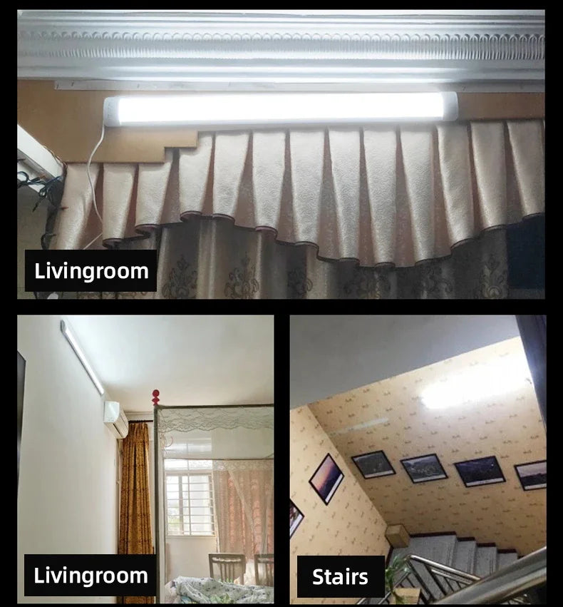 Led Tube Bar LED Wall Lamp Under Cabinet Light 10W 20W Ultra Thin Home Bedroom Kitchen Closet Indoor Wall Light Lighting 110V