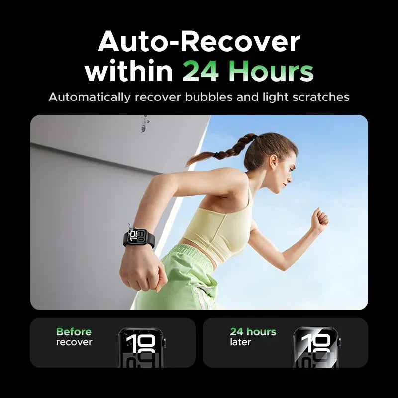 Apple Watch Screen Protector 2-Pack - Full Coverage HD Clear Film Tidesmit