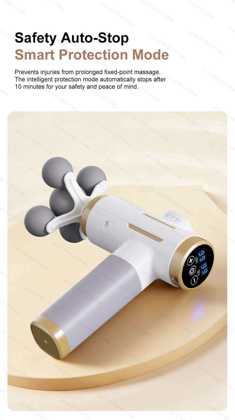 Muscle Massage Gun - 99-Level Deep Tissue Recovery - White Set Fascia Gun Tidesmit