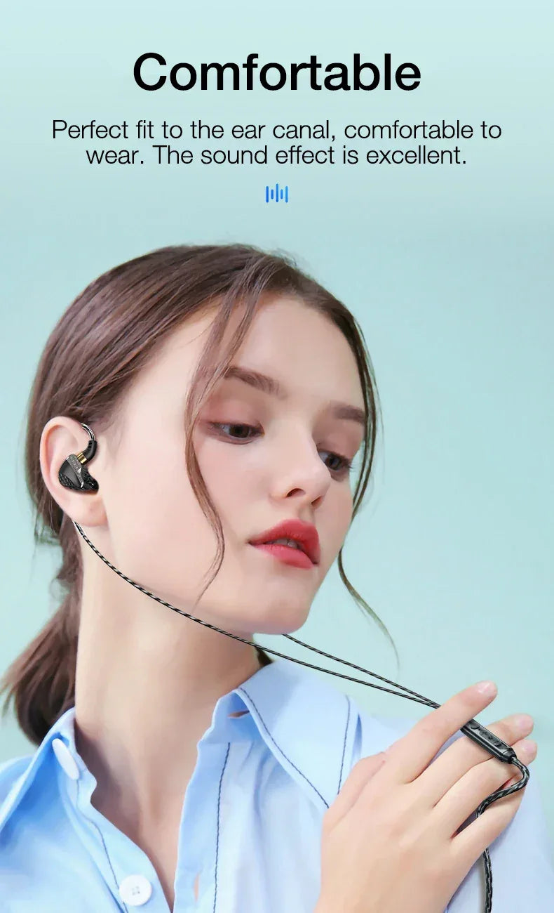 Wired Headphones 3.5mm with Mic | Hi-Fi Stereo Sound | Tidesmit S18 Tidesmit