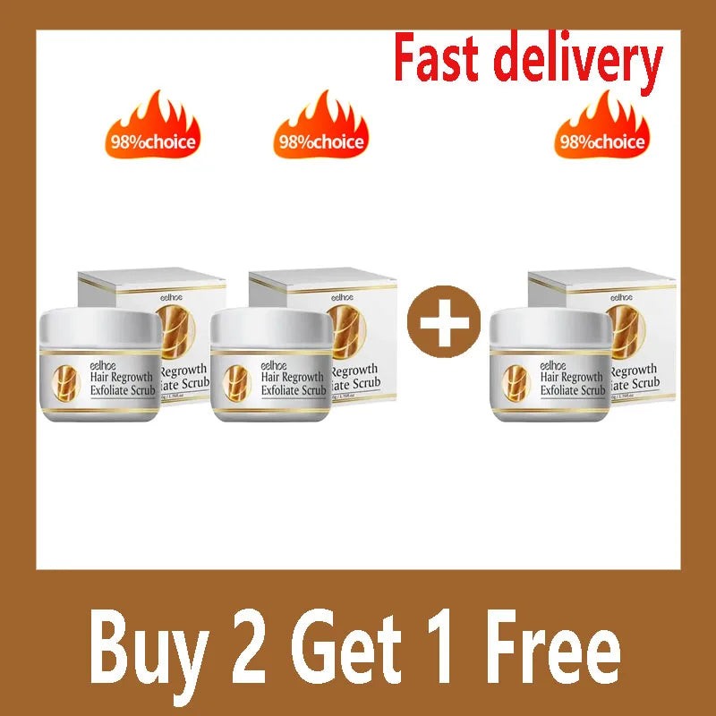 Anti Dandruff Scalp Scrub Treatment for Itch Relief - Tidesmit Scrubs Treatments 3 PCS Tidesmit