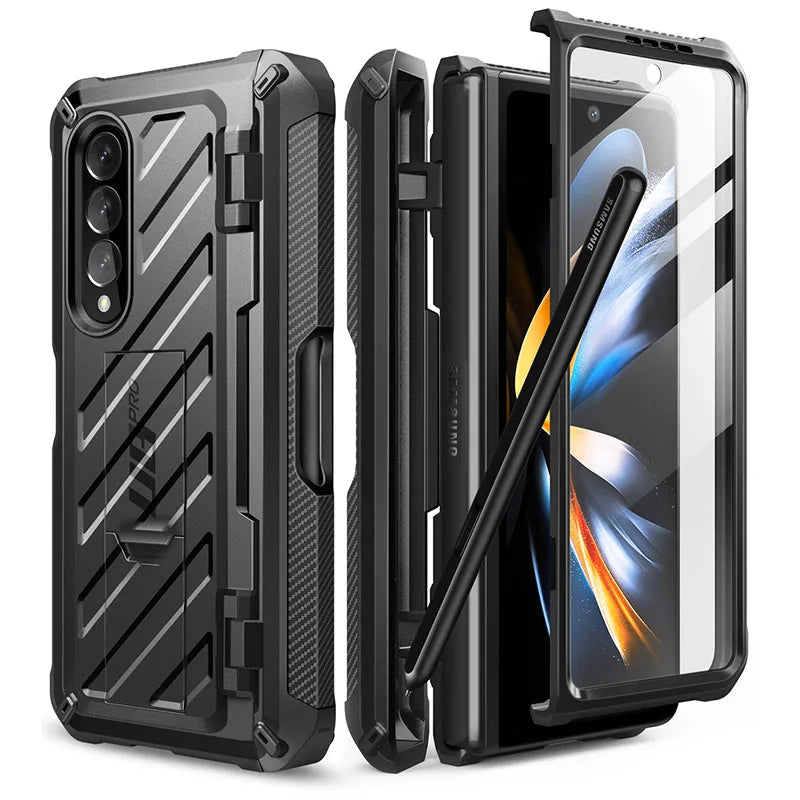 Samsung Galaxy Z Fold 4 Rugged Case - Dual Layer Shock-Absorbing Cover Tidesmit