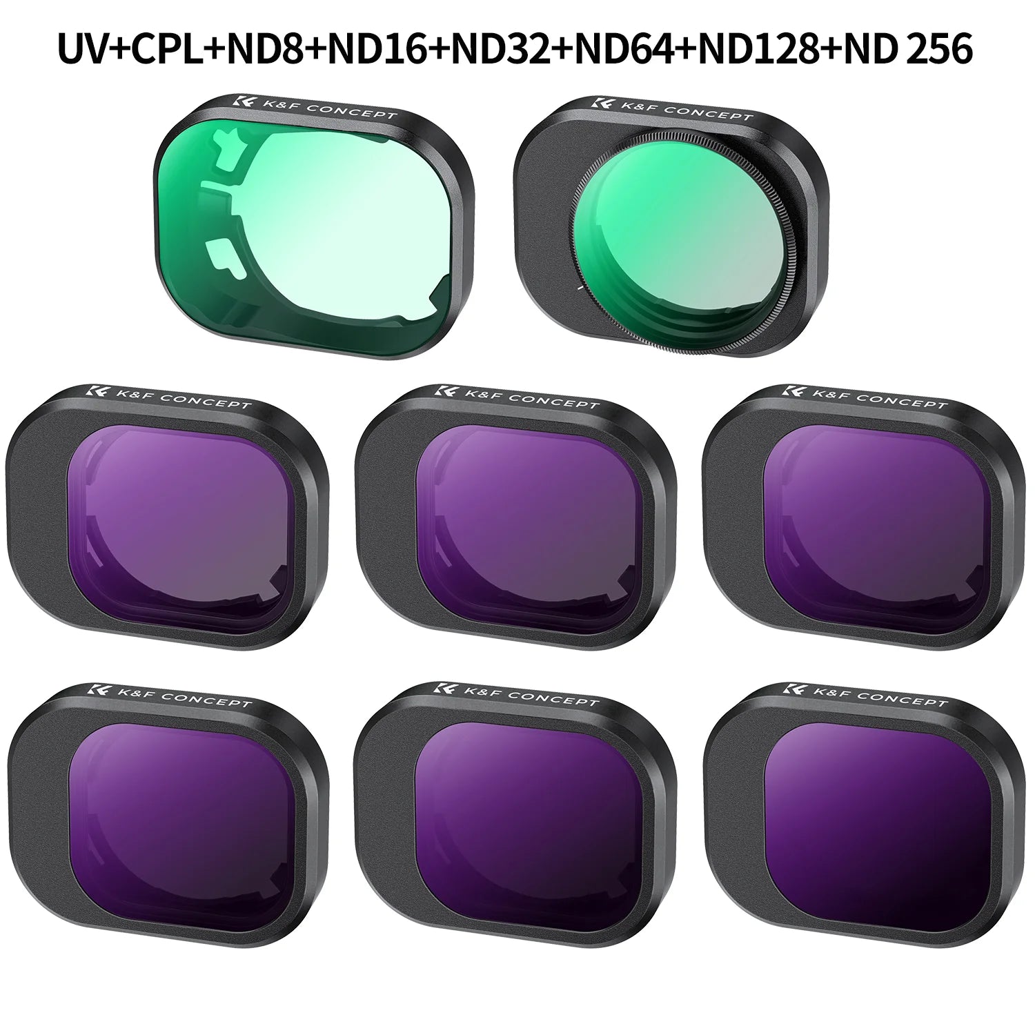 DJI Mini 4 Pro Filter Set - Professional Multi-Coated Optics 8Pcs Filter Set Tidesmit