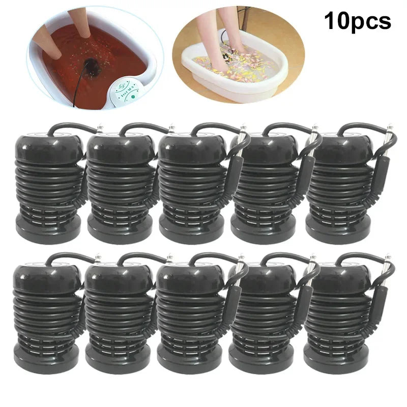 10-pack ionic detox foot bath array replacement heads for professional or home spa pedicure machines.