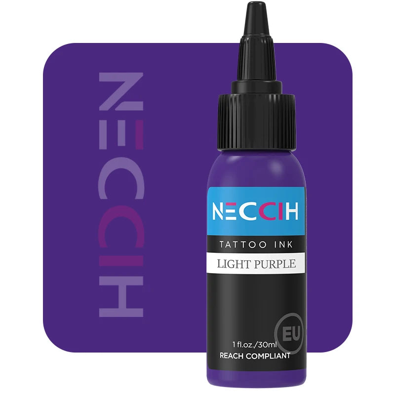 Tattoo Ink Pigment 30ml - Professional PMU Semi-Permanent Set Permanent Makeup Machines Light Purple Tidesmit