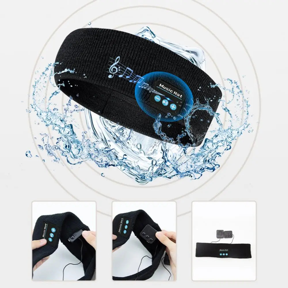 Bluetooth Sports Headband - Wireless Stereo Sound for Fitness Tidesmit