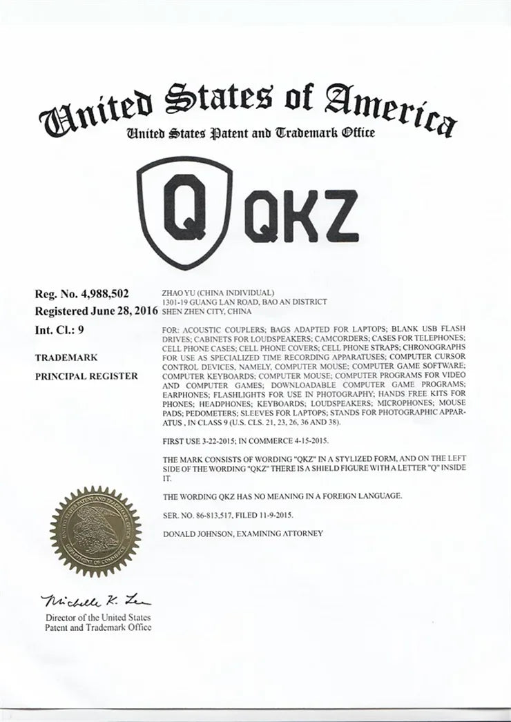 Original QKZ AK6 HiFi Wired EarphoneRace Sport Headphone Bass Stereo Noise Reduction Headset MusicEarbuds In Ear With Mic Tidesmit