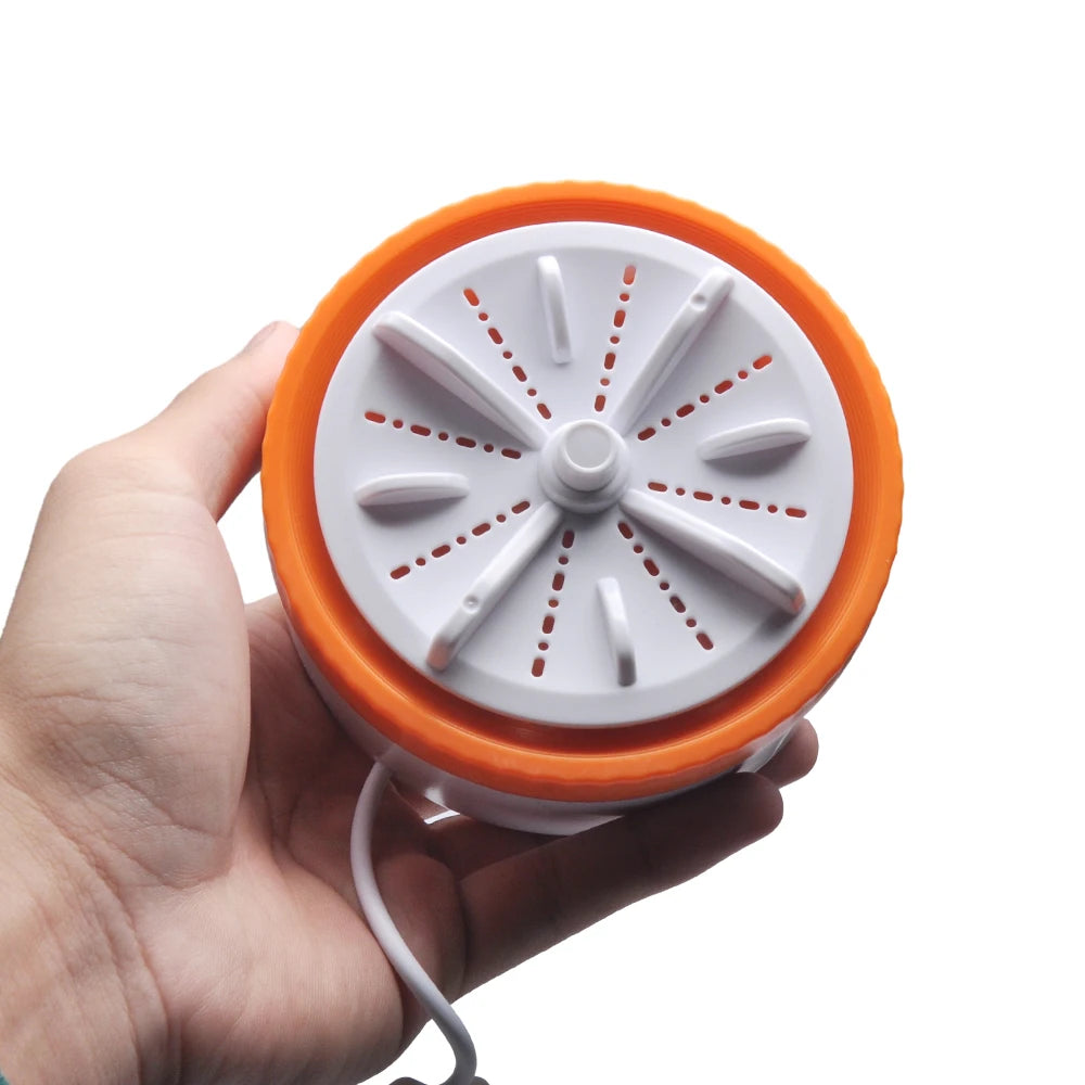 Tidesmit portable USB mini washing machine with 3-gear timer for cleaning baby clothes, underwear, and socks.